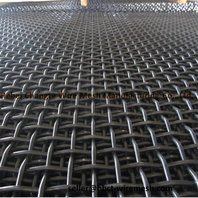 High-Carbon Steel Crimped Square Wire Mesh for Vibrating Screen