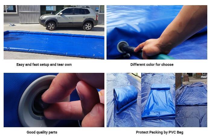 Good Quality Mobile Inflatable Car Wash Mat