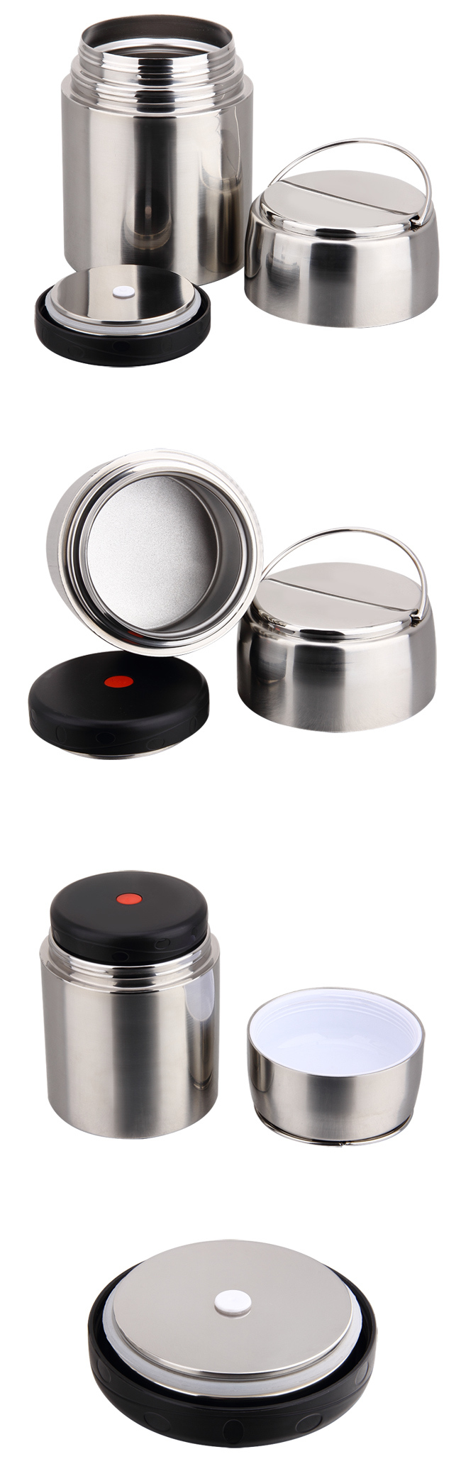 High Quality Vacuum Stainless Steel Lunch Pot/Cooking Pot/Food Storage Container/Lunchbox