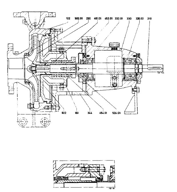 Hpk-Y Series Hot Water Circulation Pumps