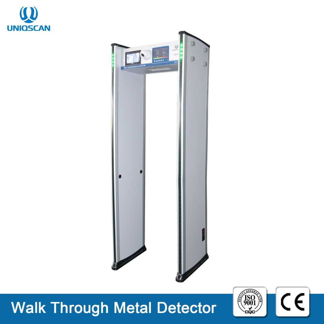 33 Zones High Sensitvity Walk Through Metal Detector with CCTV Camera and DVR for Supermaket.