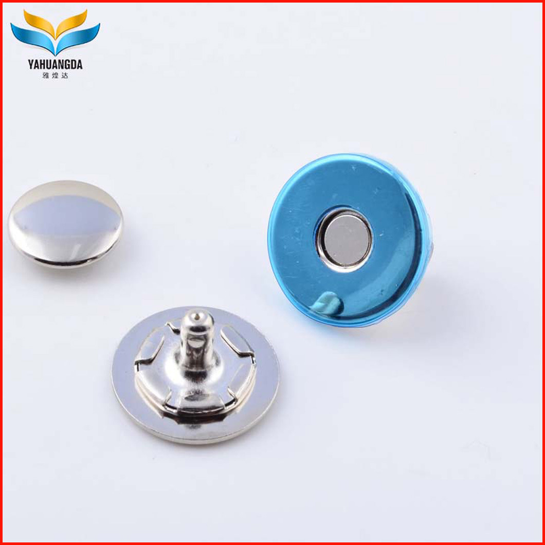 14mm Single Rivet and Single Prong Magnetic Snap Button