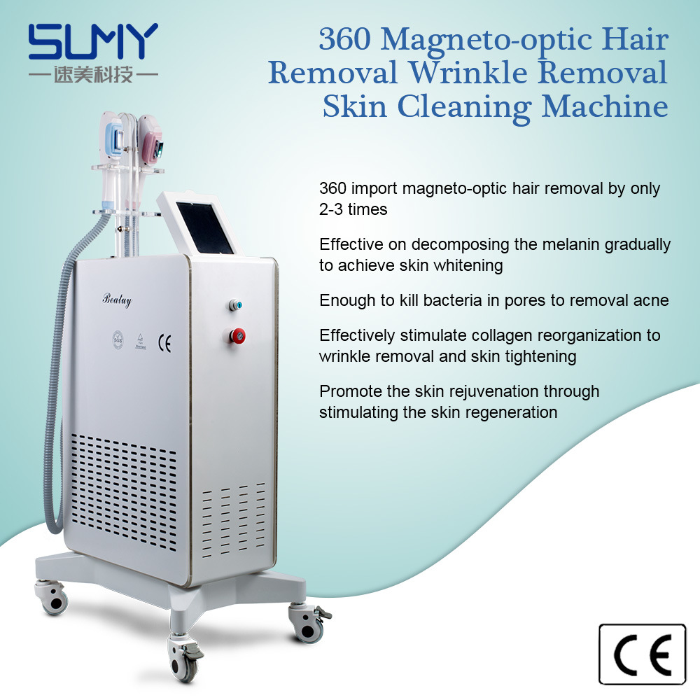Straight Handle 360 Magneto-Optic Hair Removal Handle + Tender Skin Special Handle Hair Removal Machine