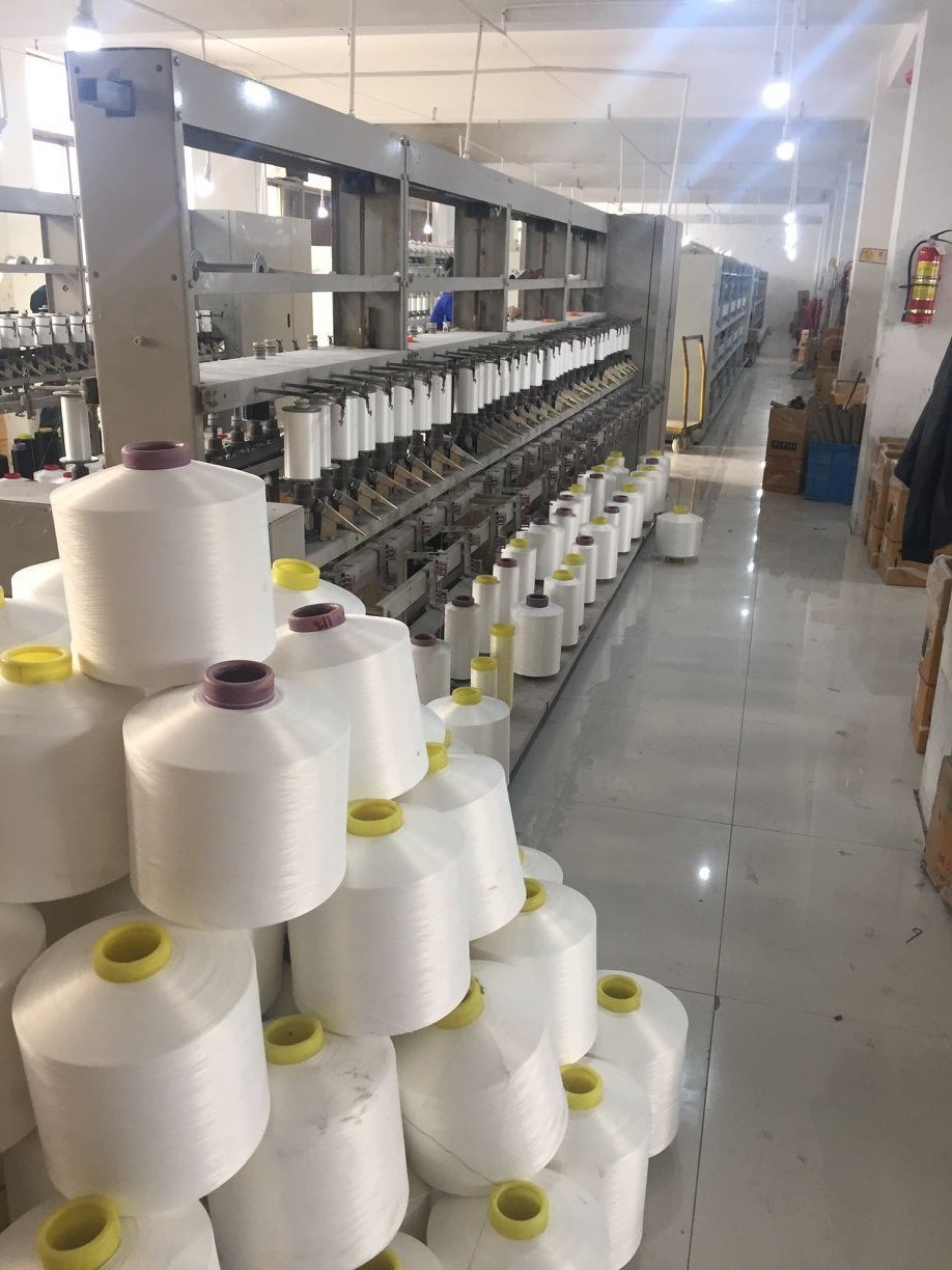 90#/100#/120# Rubber Covered Yarn Colored Rubber Yarn Latex+Polyester