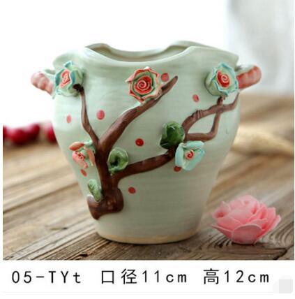 Home and Garden Decoration Glazed Ceramic Flower Pots for Sale