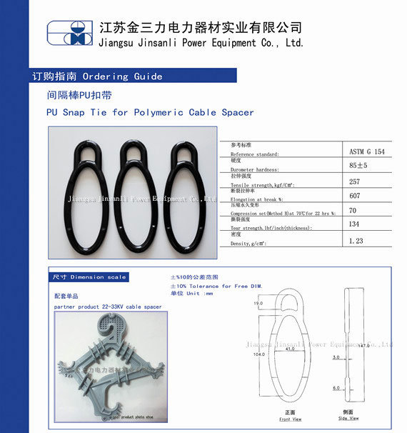 Manufacturers 22-33kv ANSI C29 Insulator Cable Spacer