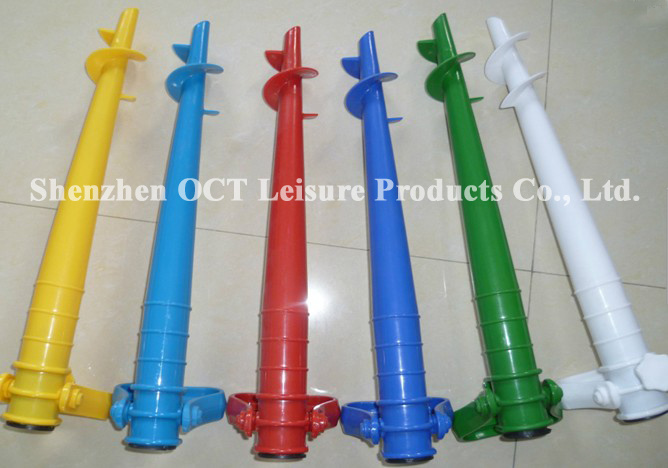 Plastic Beach Umbrella Holder / Beach Umbrella Base in Various Colors