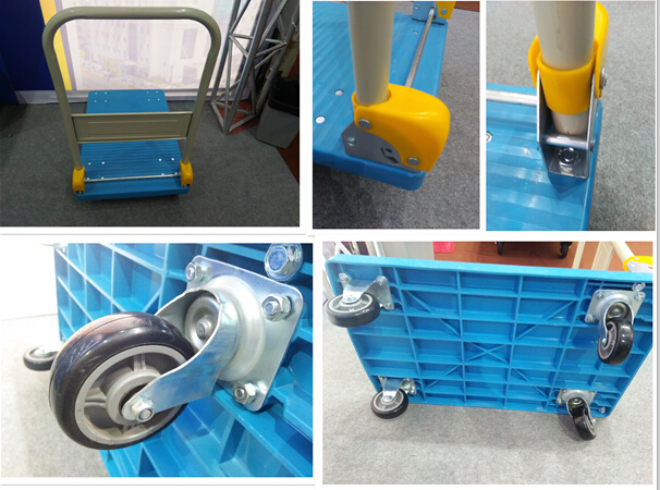 Multipurpose Platform Collapsible Plastic Hand Truck