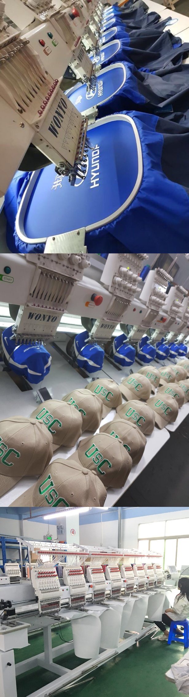 Computerized 8 Heads Embroidery Machine as Well as Feiya Machines