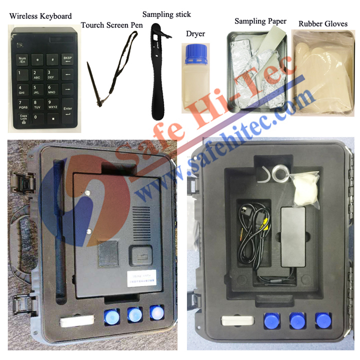 Handheld Explosives or Narcotics Trace Detector for Bomb Detection SD310