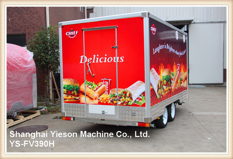 Ys-Fv390h High Quality Food Vans for Sale Catering Trailers for Sale