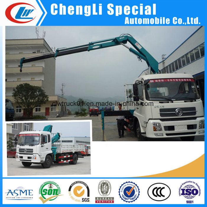 CLW 6X4 Construction Equipment Knuckle Boom Truck Crane