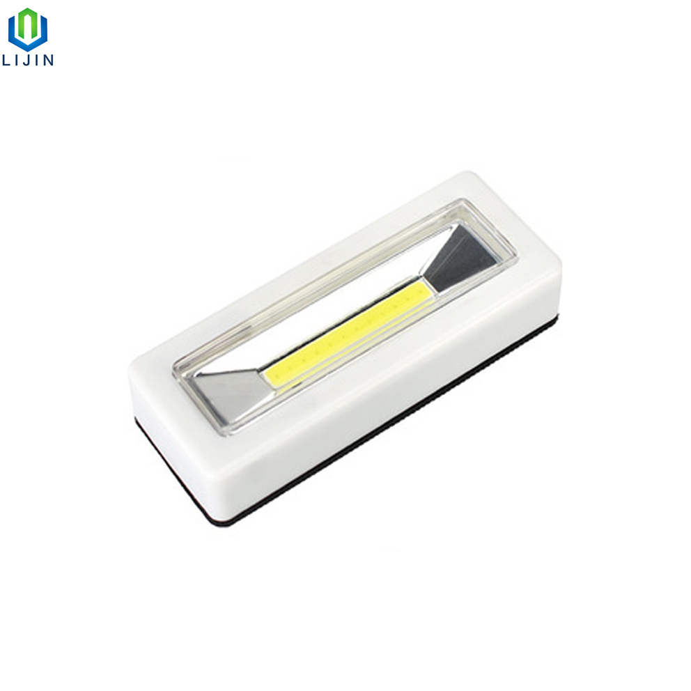 Rectangular COB Indoor Touch Lamp Multi-Function Pastable Wall Cabinet Light