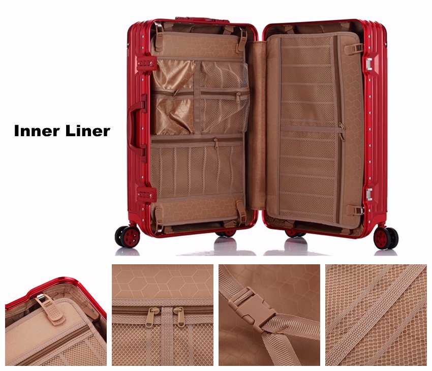 2017 Hot Sale Luxury Hardshell Aluminium Trolley/Luggage