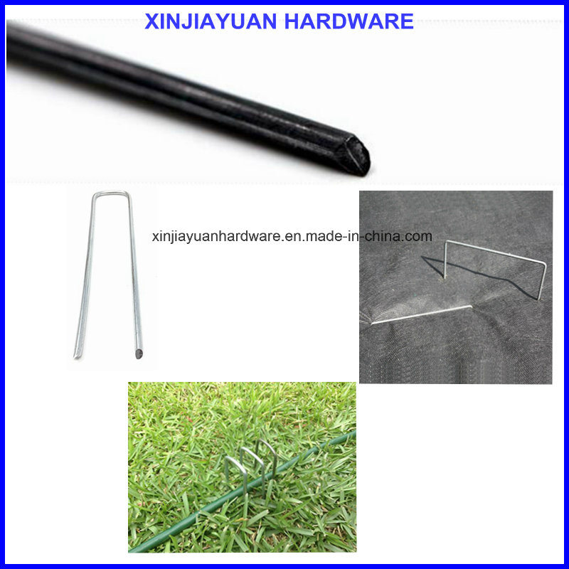 G SOD Staples Galvanized G Omega Fabric Turf Pins Stakes
