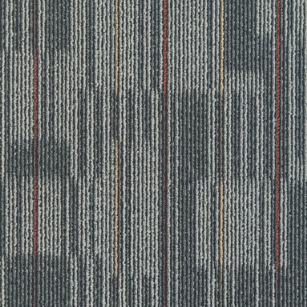Decorative 50X50cm Fireproof Commercial Nylon Carpet Tile