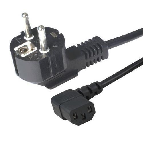 Ce VDE Certified European Power Cord with Angle IEC C13