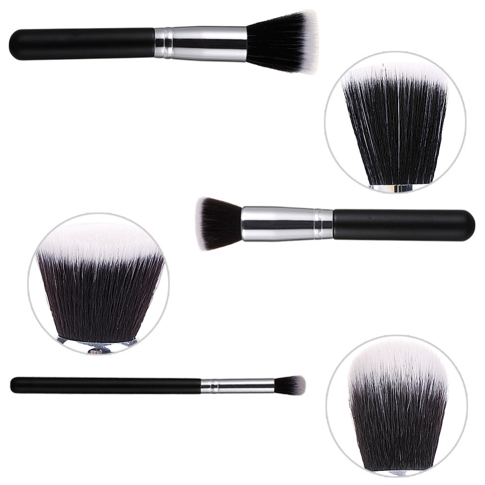 12PCS Black Custom Logo Makeup Brush