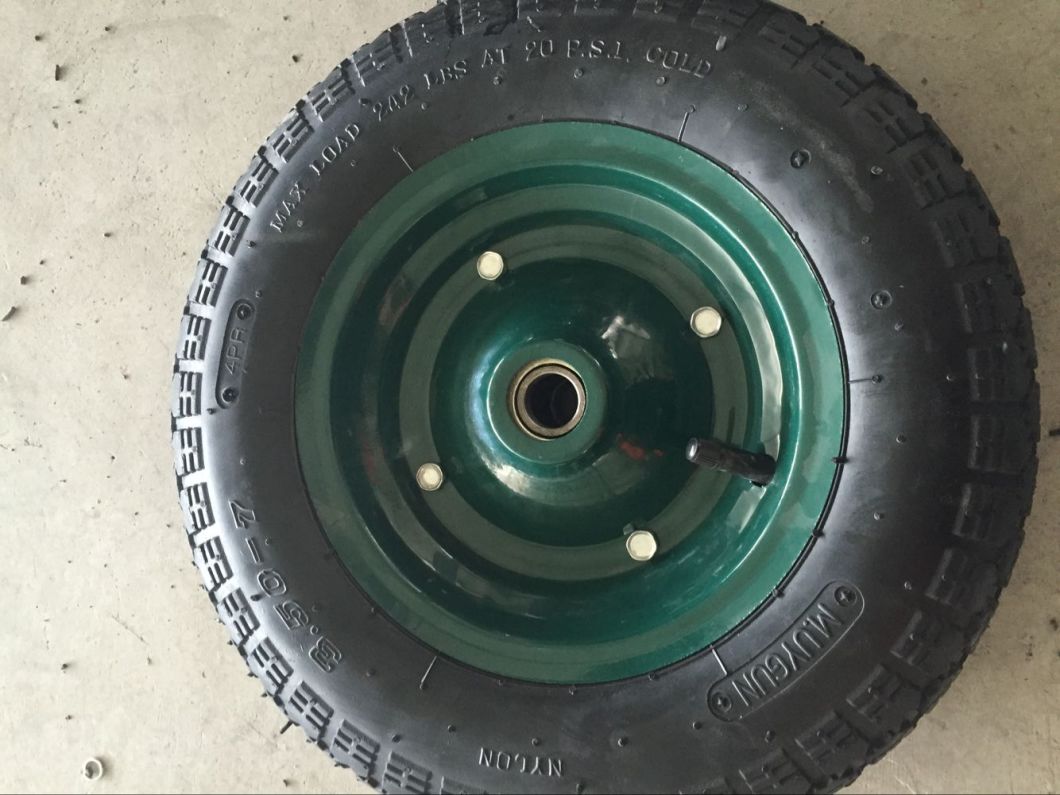 China Manufacture Quality 4pr 2pr Rubber Wheels 4.00-8 3.50-7