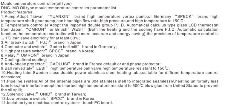 Best Selling Plastic Mould Temperature Controller Oil Die Casting Mold Heater Machine