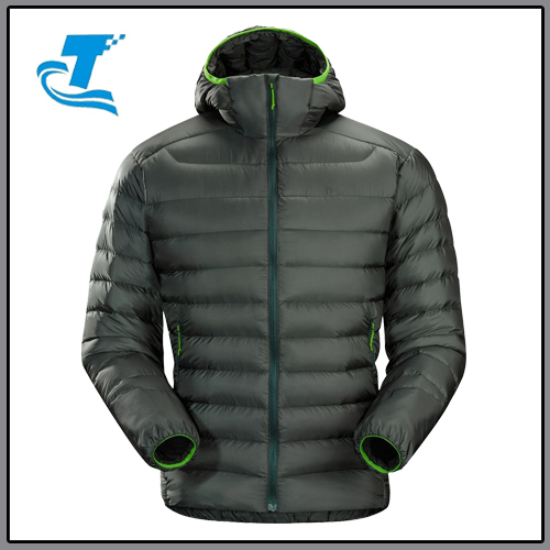 Men's Light Weight Hooded Down Jacket