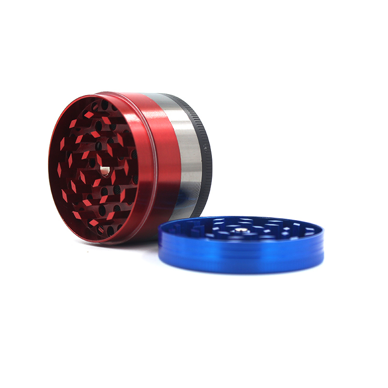 Zinc Alloy 52mm 4 Layers Colorful Herb Grinder