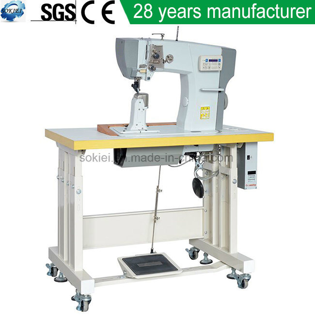 Heavy Duty Computer Roller Shoes Lockstitch Leather Industrial Sewing Machine