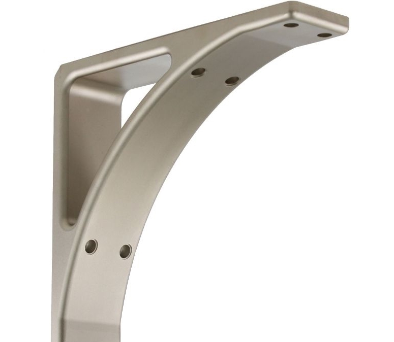 Customized Metal Stamping Radiator Mounting Bracket in Corner