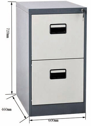 2 Drawer Locking File Storage Metal Cabinet for Office