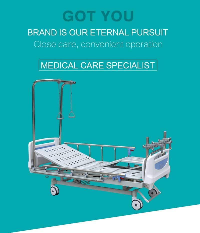 ISO9001&13485 Certification Cheap Hospital Lumbar Traction Bed