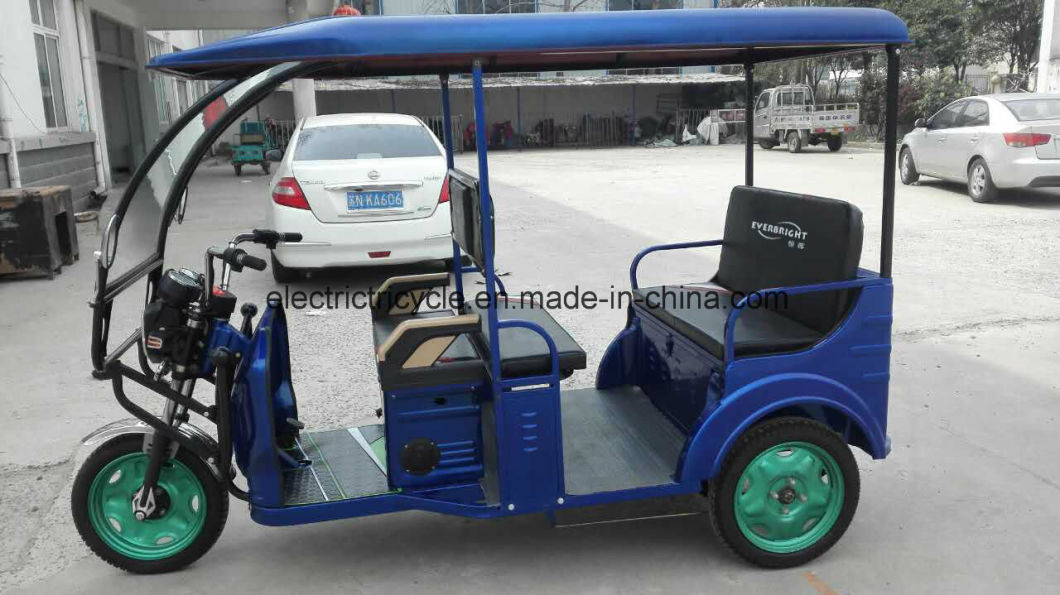 Everbright DC Brushless Motor Three Wheeler Electric Tricycle for Passenger