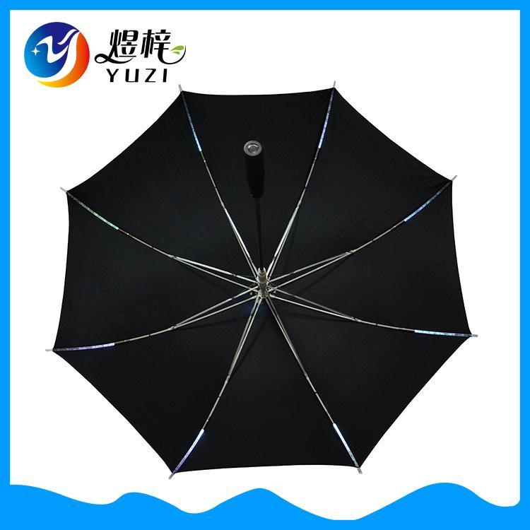 New Style Useful Straight LED Umbrella with Hand Torch