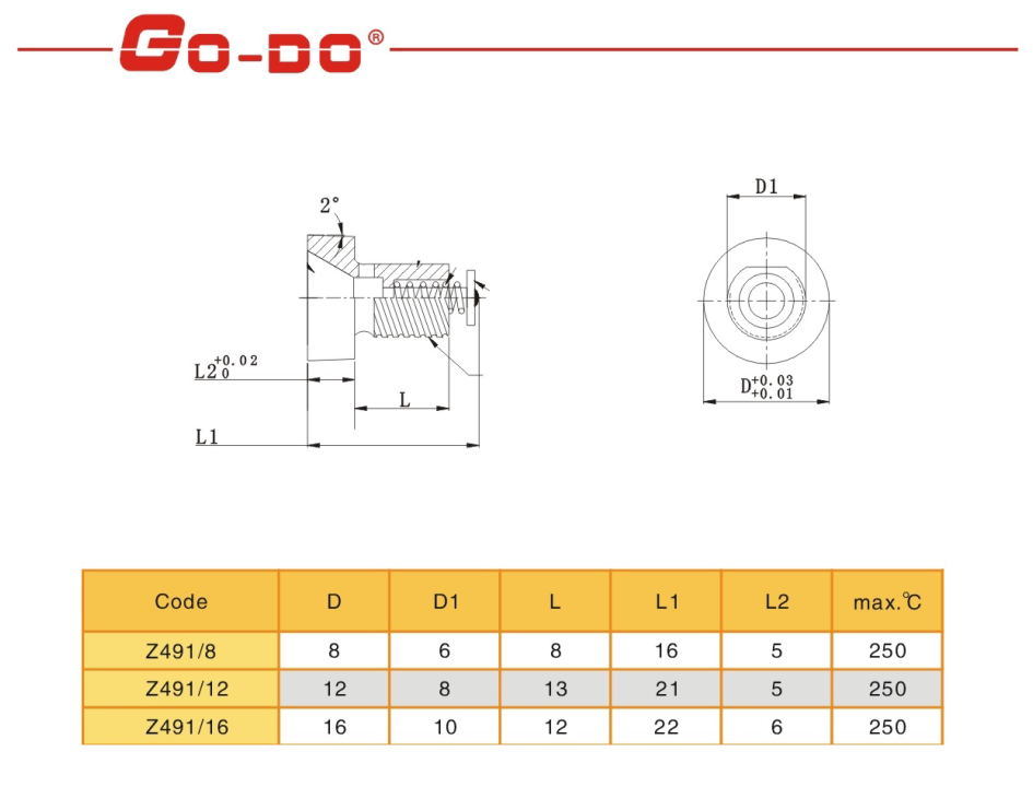 China Zz491 Air Valves for Injection Molds