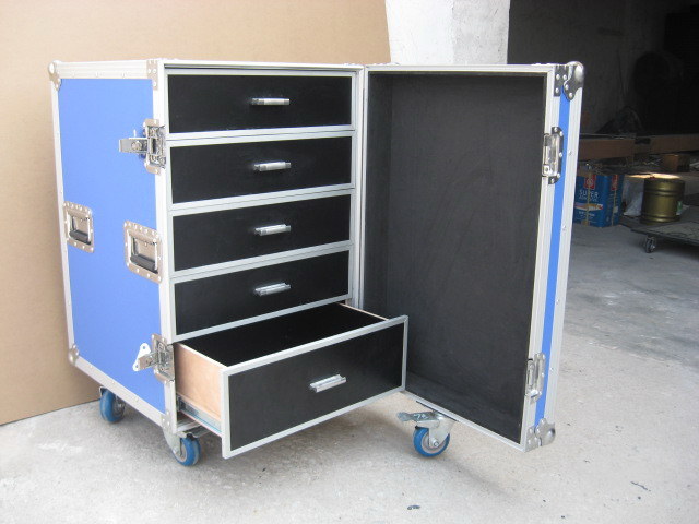 Colorful Aluminum Flight Case with Drawers