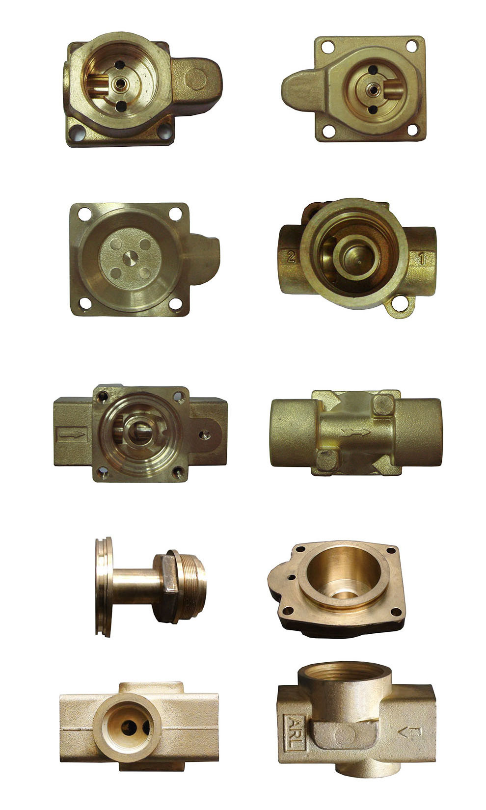 Solenoid Valve Part Made of Brass Forging with CNC Machining