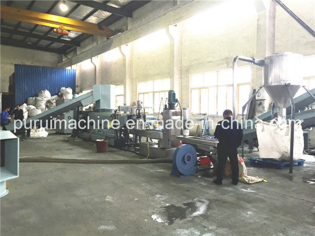 Water Ring Die Face Hot Cutting Plastic Recycling Granulator