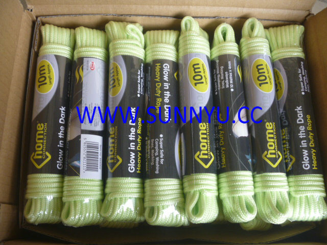 High Quality Colorful PE Solid Braided Rope