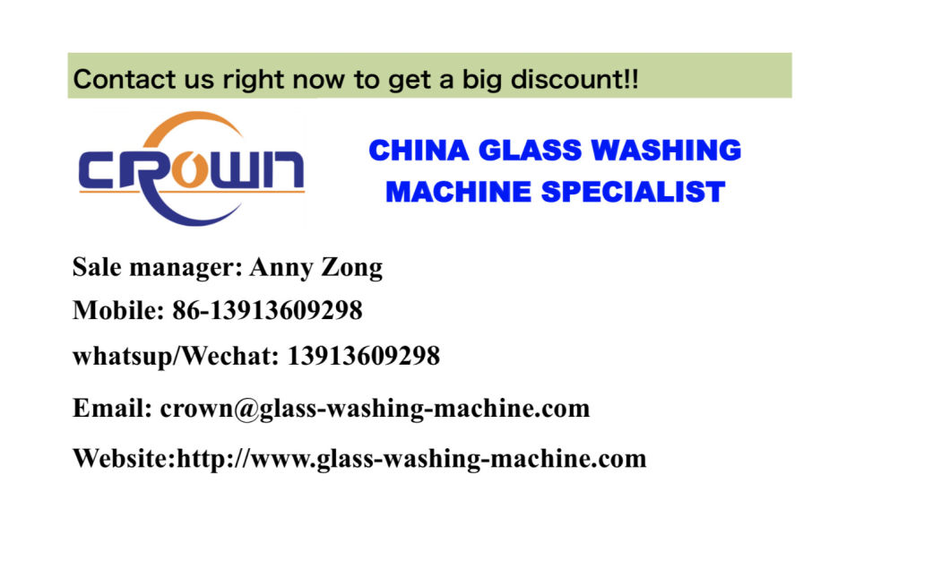 High-Speed Vertical Glass Washing and Drying Machine