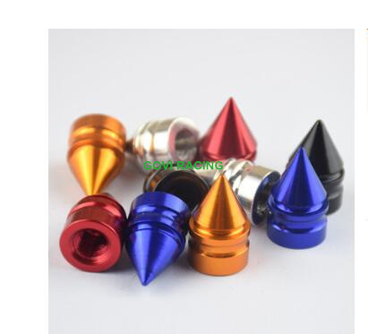 Smart Car Tire Valve Caps Aluminum Wheel Lug Nuts