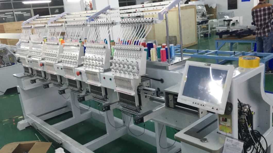 6 Head Cap Embroidery Machine for Industrial Use