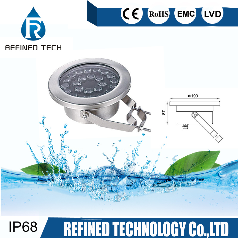 High Power IP68 LED Underwater Fountain Spotlight
