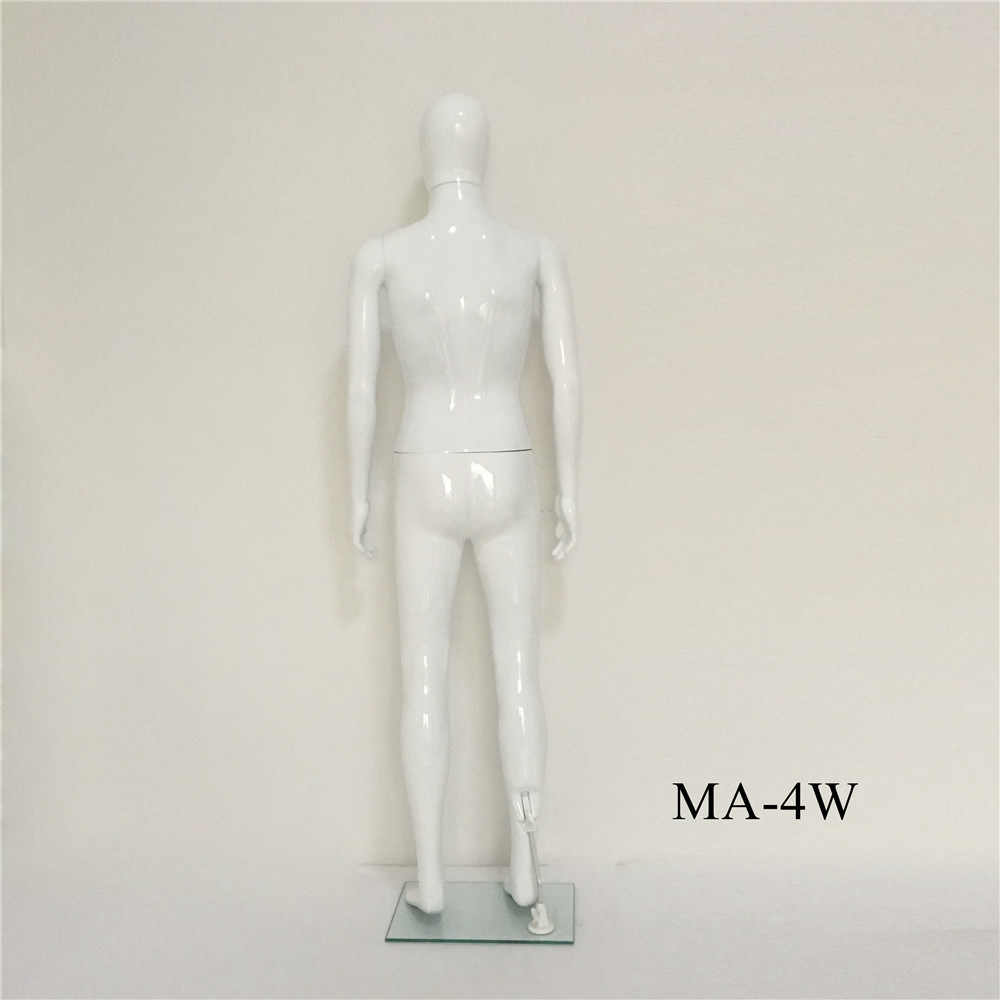 Wholesale Cheap Glossy Stand PP Male Gender Mannequin Model