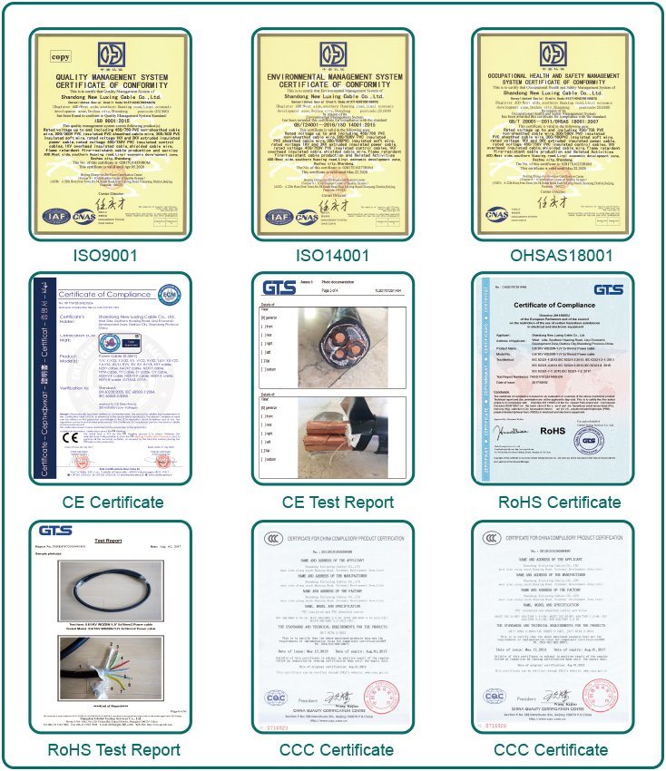 XLPE Insulation PVC Jacket Amoured Power Cable Medium Voltage