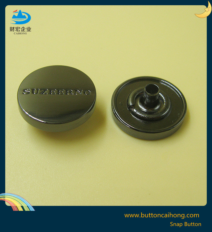 Metal Heavy Duty Alloy Rack Plating Gunmetal Snap Buttons