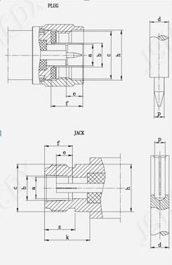 Male N Tpye Connector for 1/2'' RF Cable