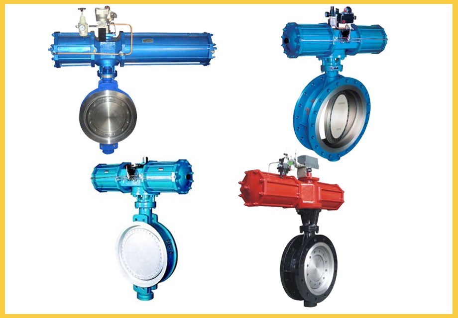 Pneumatic Actuated 10 Inch Butterfly Valve
