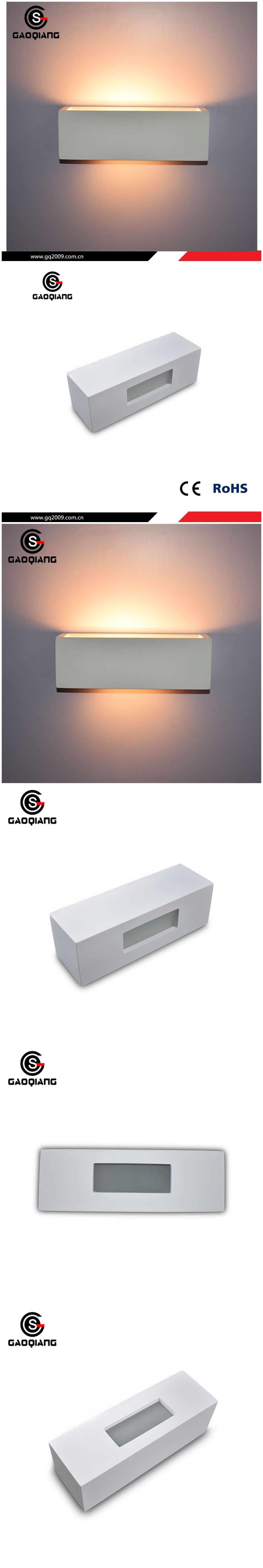 Hot Selling Indoor LED Wall Lamp Plaster Lighting Gqw3027A