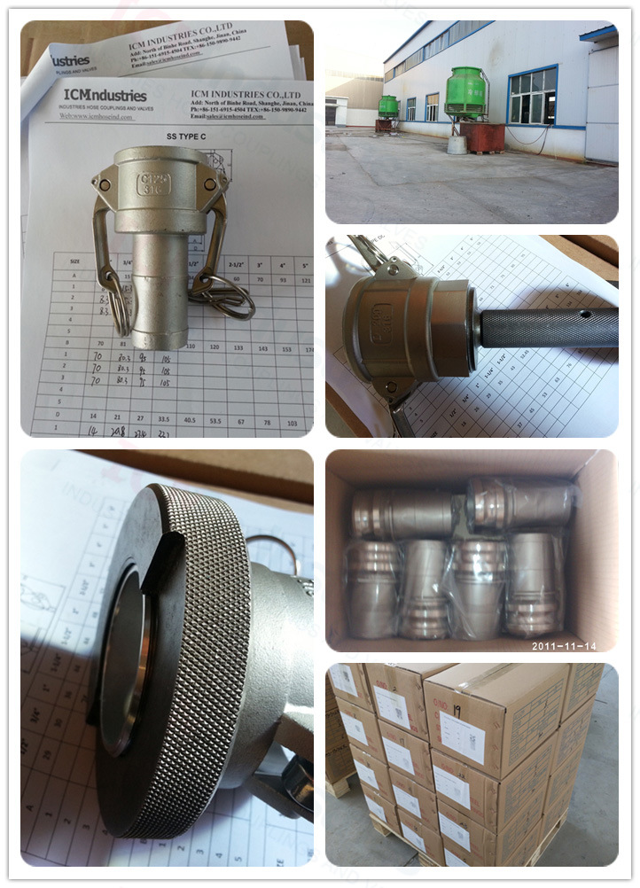 Standard Series Stainless Steel Cam and Groove Hose Couplings