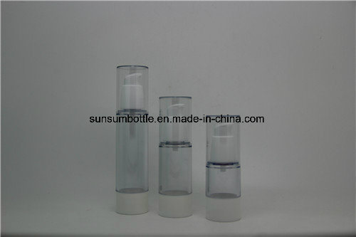 Small White Airless Cosmetic Skin Care Use Vacuum Bottle