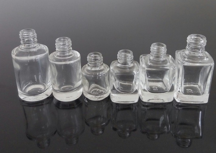 Wholesale Clear Glass Nail Polish Bottle